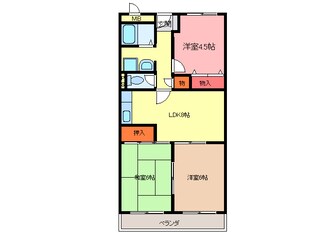 ムカイマンション Ａ棟の物件間取画像